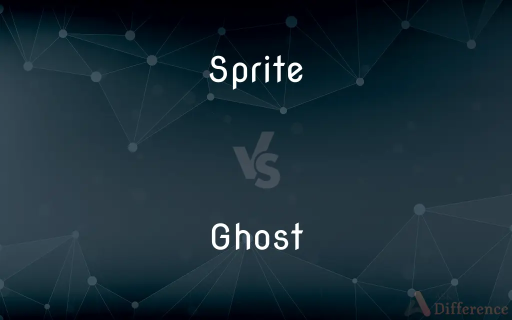 Sprite vs. Ghost — What's the Difference?