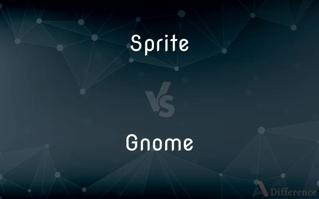 Sprite vs. Gnome — What's the Difference?