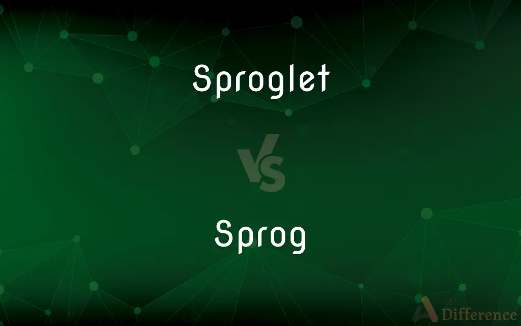 Sproglet vs. Sprog — What's the Difference?