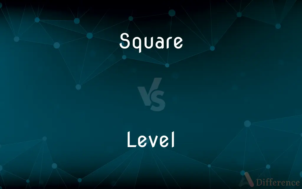 Square vs. Level — What's the Difference?