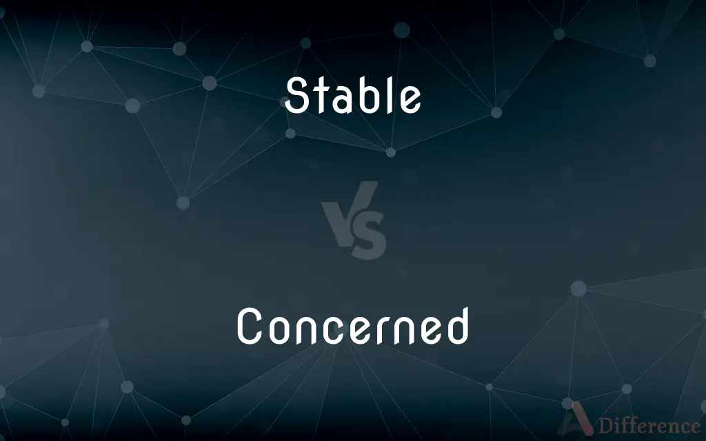 Stable vs. Concerned — What's the Difference?