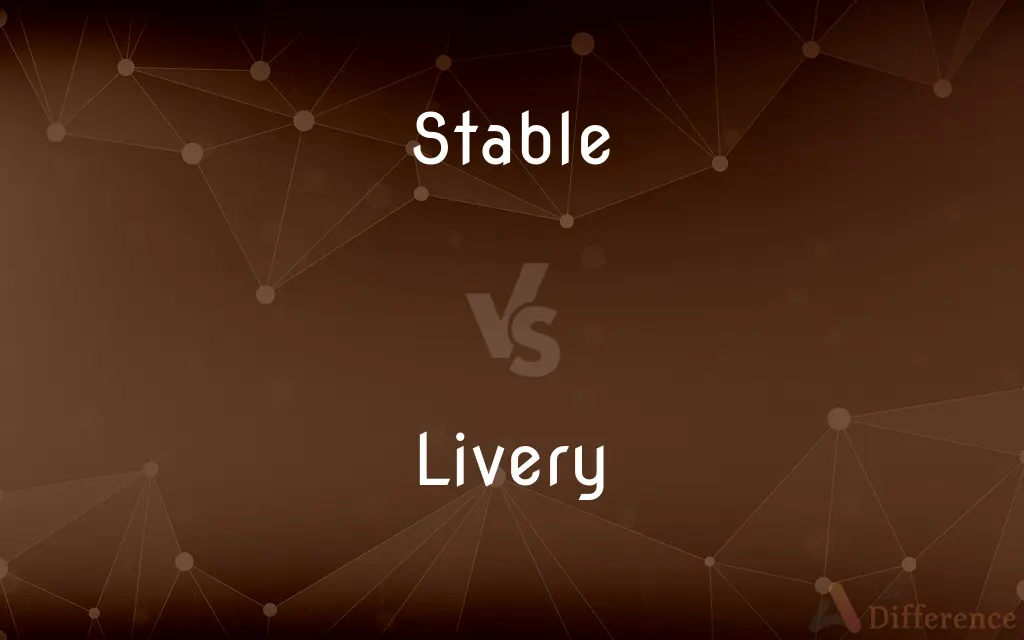 Stable vs. Livery — What's the Difference?