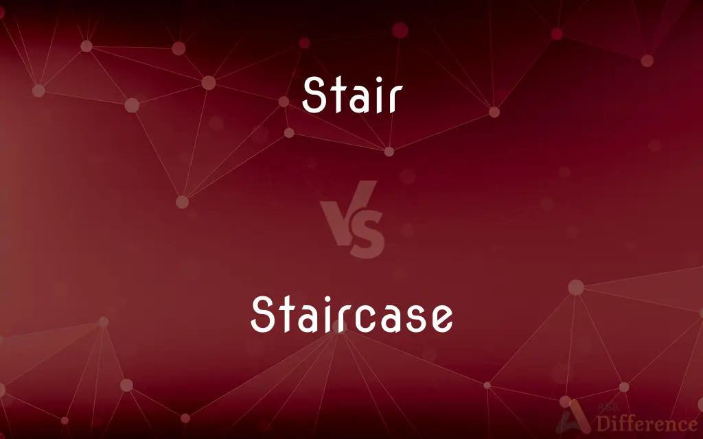 Stair vs. Staircase — What's the Difference?