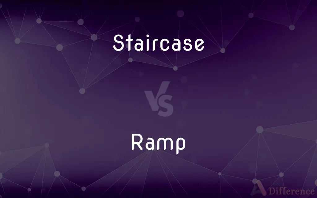 Staircase vs. Ramp — What's the Difference?