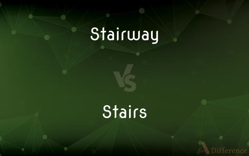 Stairway vs. Stairs — What's the Difference?