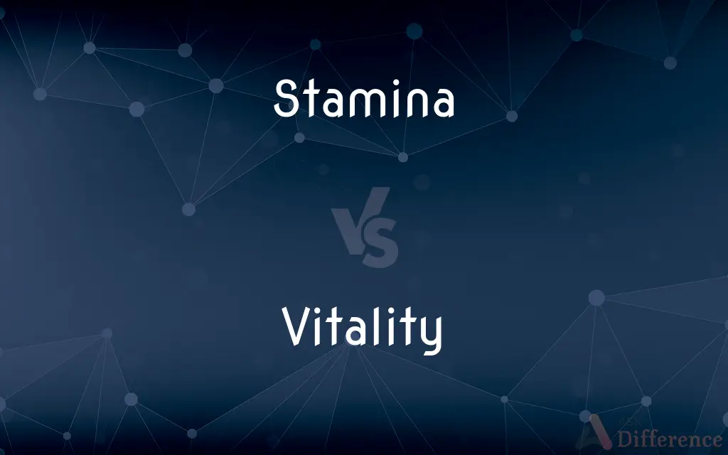 Stamina vs. Vitality — What's the Difference?