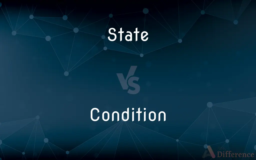 State vs. Condition — What's the Difference?