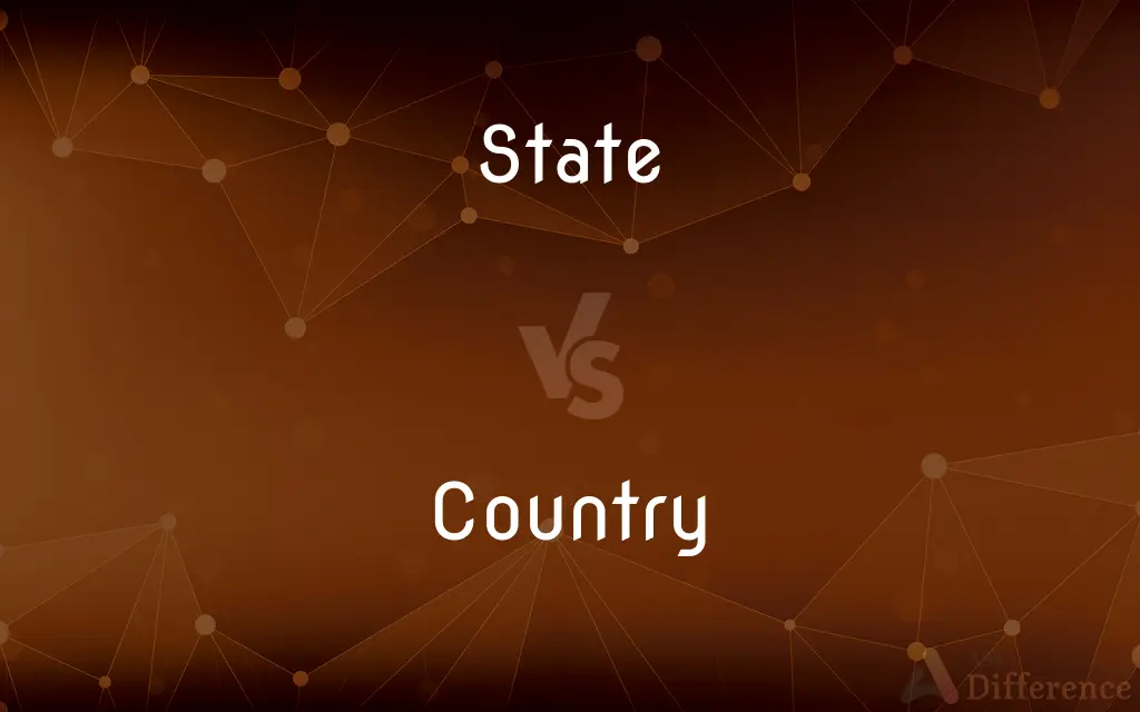 State vs. Country — What's the Difference?