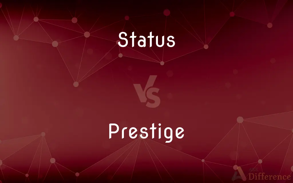 Status vs. Prestige — What's the Difference?