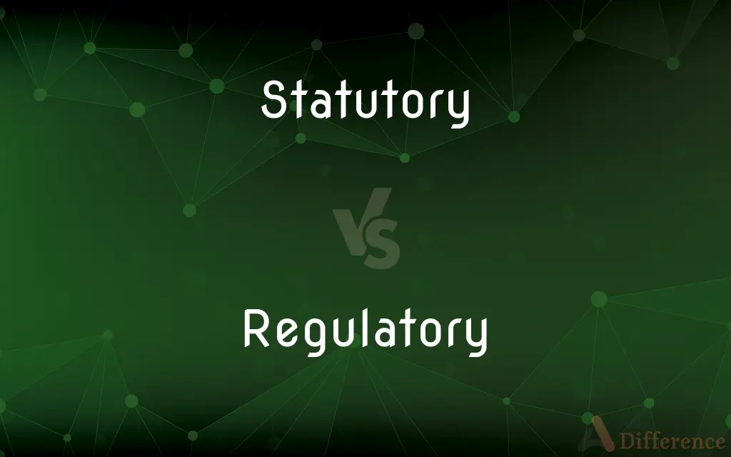 Statutory vs. Regulatory — What's the Difference?