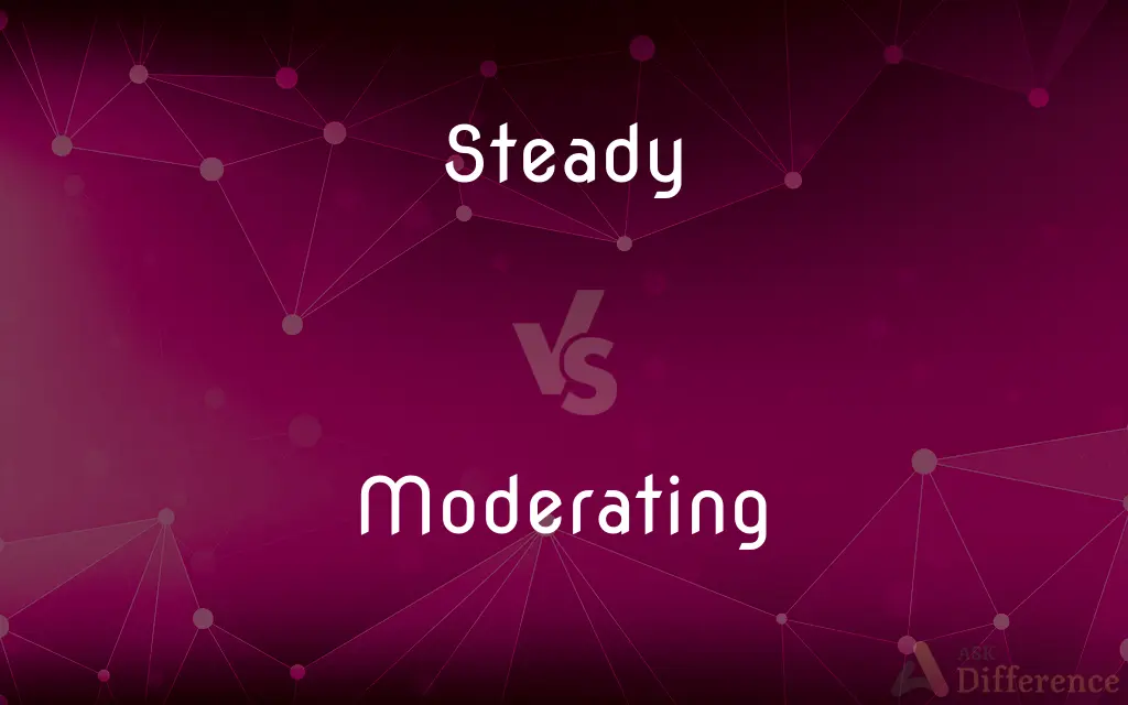 Steady vs. Moderating — What's the Difference?