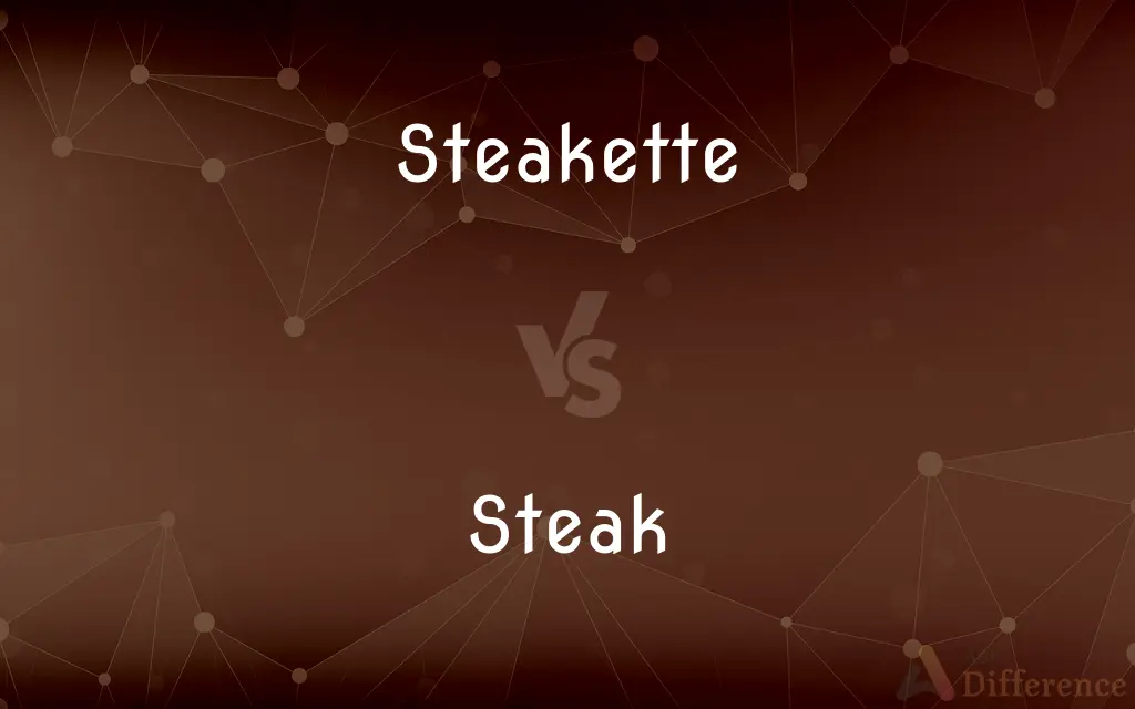 Steakette vs. Steak — What's the Difference?