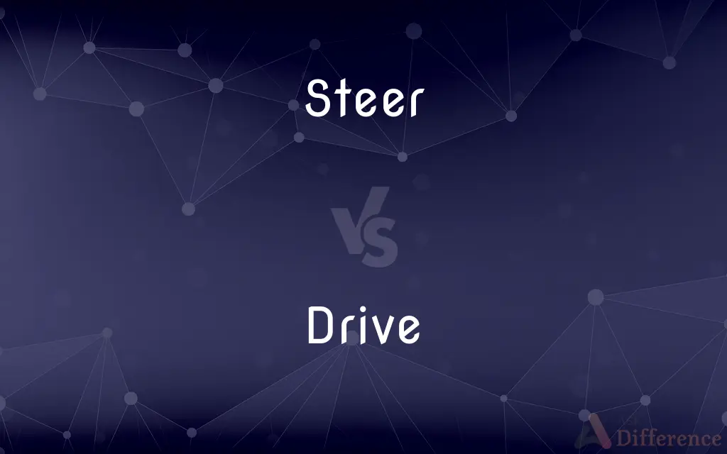 Steer vs. Drive — What's the Difference?