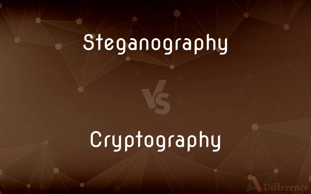 Steganography vs. Cryptography — What's the Difference?