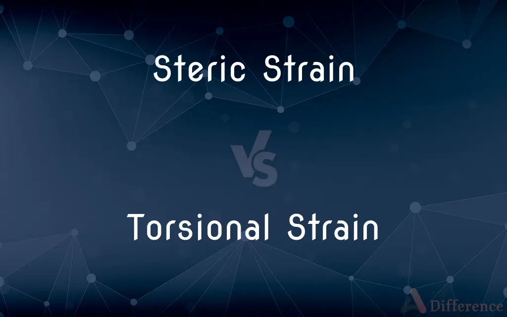 Steric Strain vs. Torsional Strain — What's the Difference?