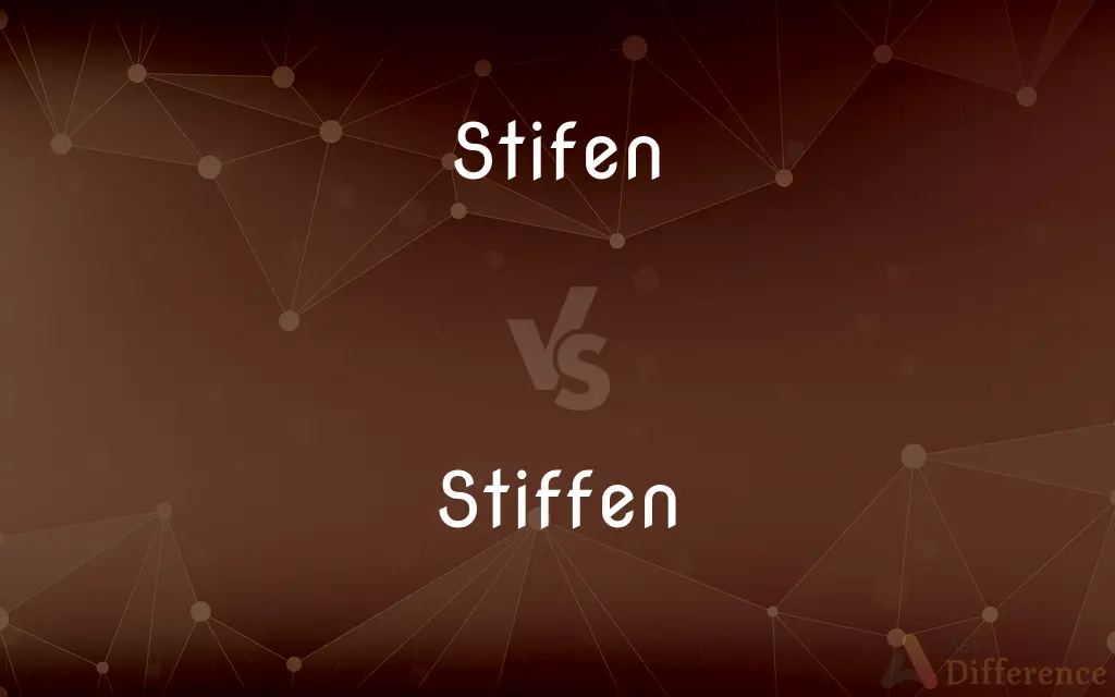 Stifen vs. Stiffen — Which is Correct Spelling?