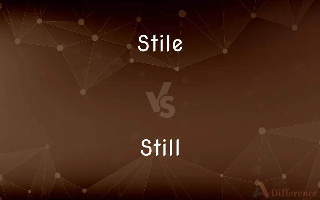 Stile vs. Still — What's the Difference?