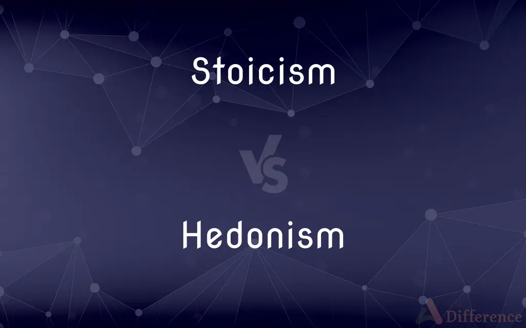 Stoicism vs. Hedonism — What's the Difference?