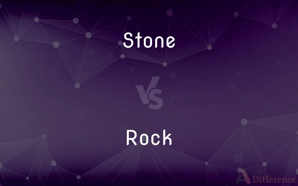 Stone vs. Rock — What's the Difference?