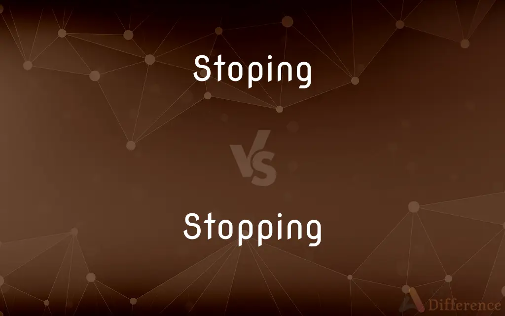 Stoping vs. Stopping — Which is Correct Spelling?