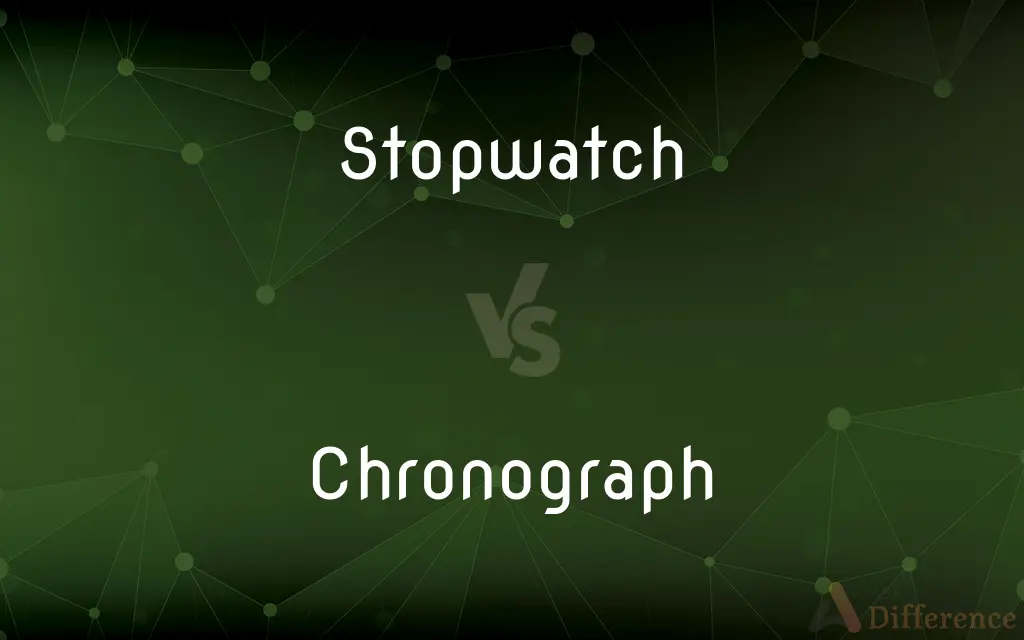 Stopwatch vs. Chronograph — What's the Difference?