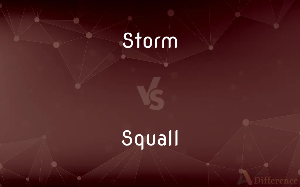Storm vs. Squall — What's the Difference?