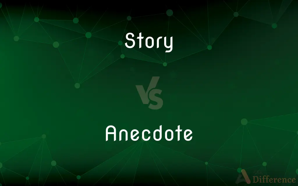 Story vs. Anecdote — What's the Difference?