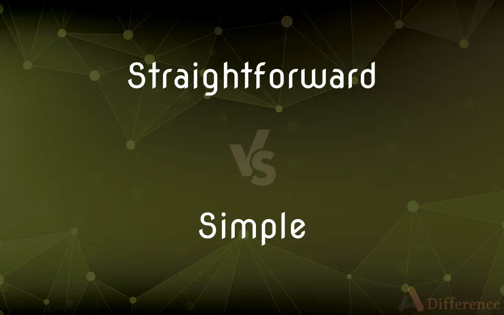 Straightforward vs. Simple — What's the Difference?