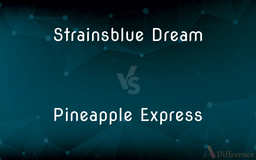 Strainsblue Dream vs. Pineapple Express — What's the Difference?