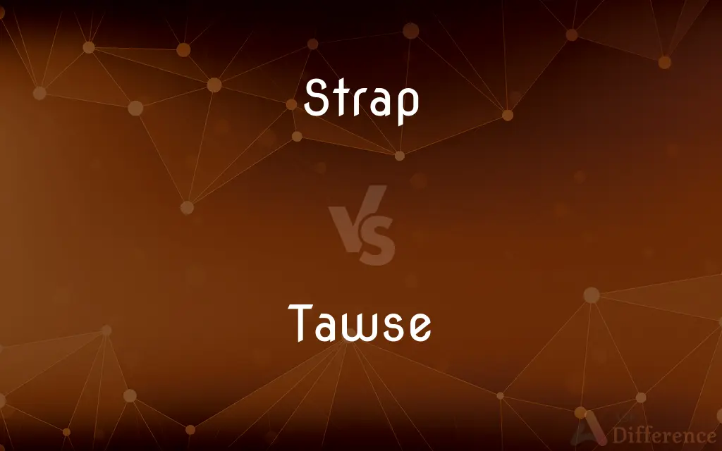 Strap vs. Tawse — What's the Difference?