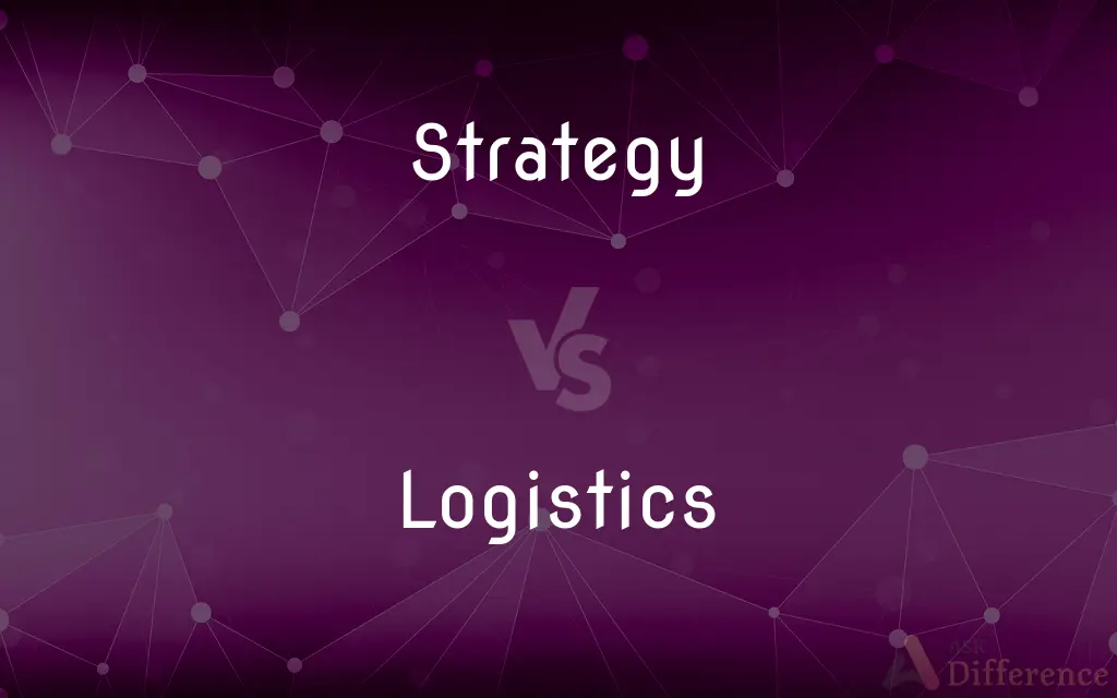 Strategy vs. Logistics — What's the Difference?