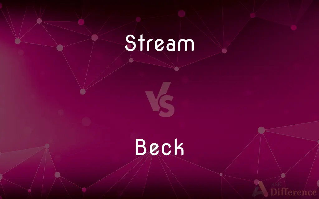 Stream vs. Beck — What's the Difference?