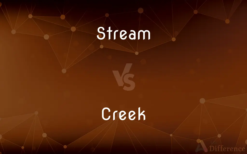 Stream vs. Creek — What's the Difference?