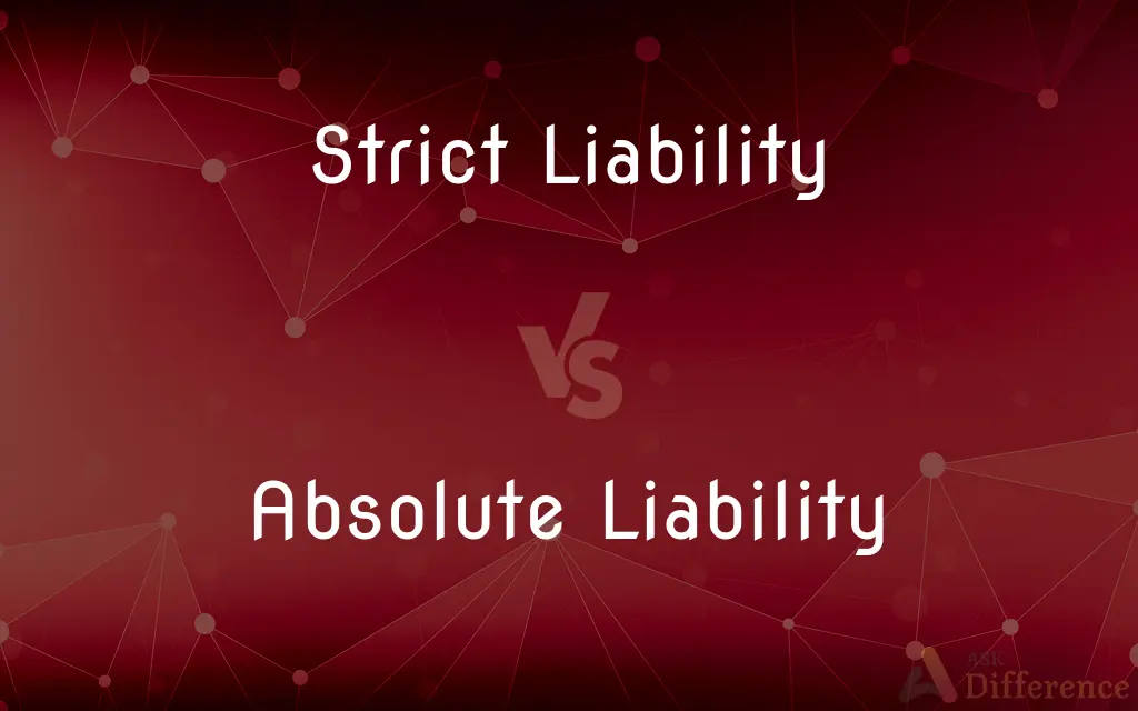 Strict Liability vs. Absolute Liability — What's the Difference?
