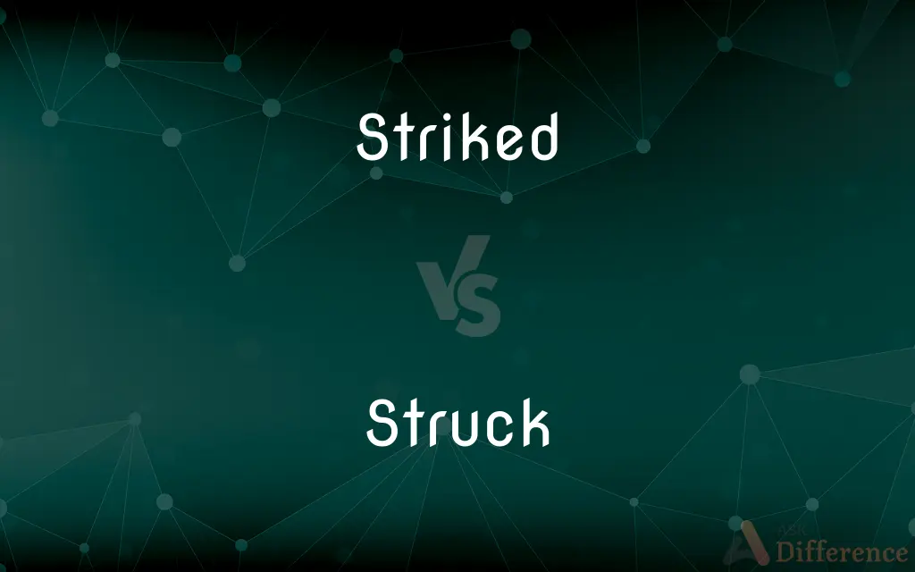 Striked vs. Struck — Which is Correct Spelling?