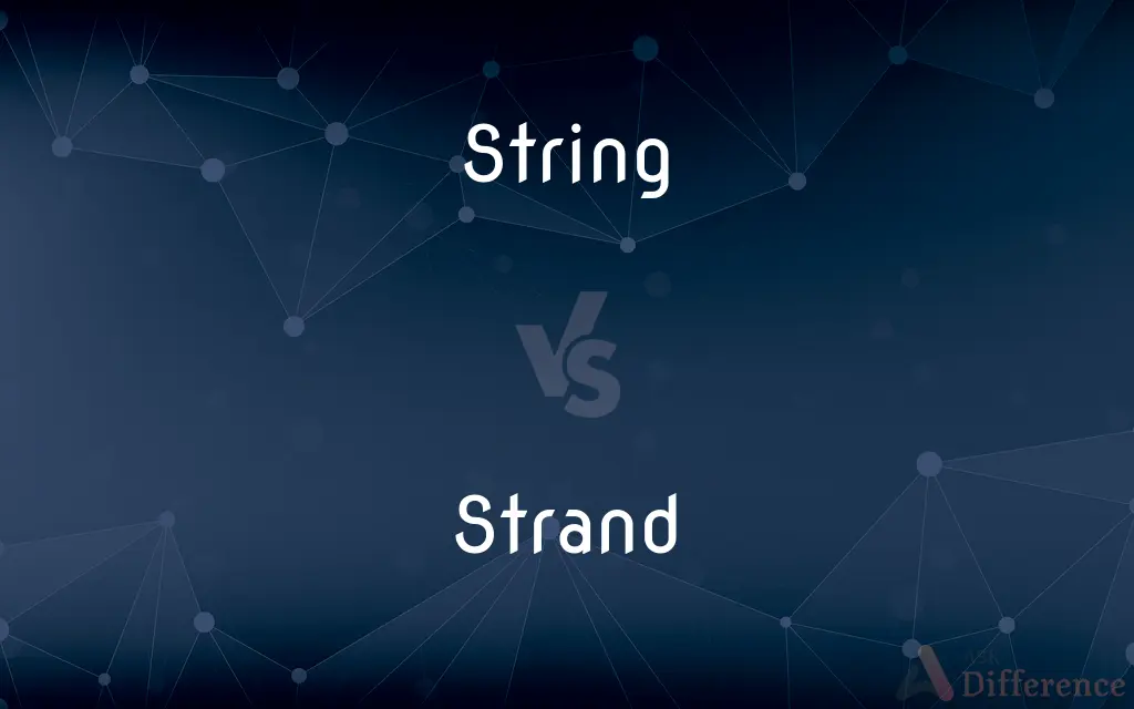String vs. Strand — What's the Difference?