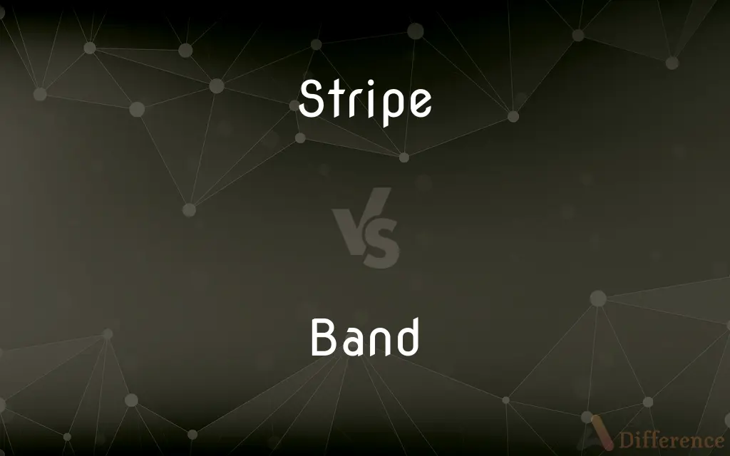 Stripe vs. Band — What's the Difference?