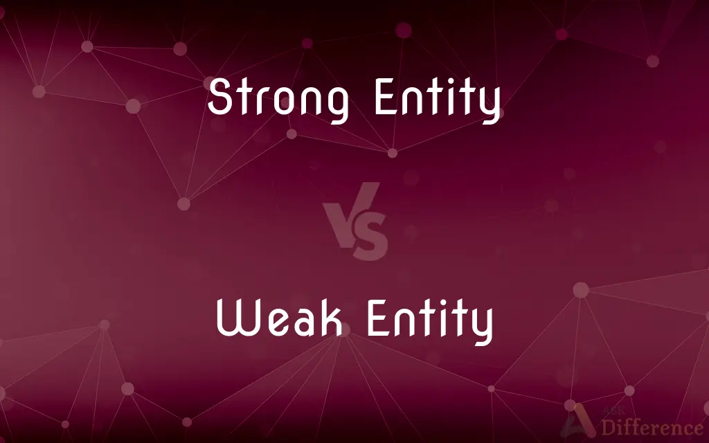 Strong Entity vs. Weak Entity — What's the Difference?
