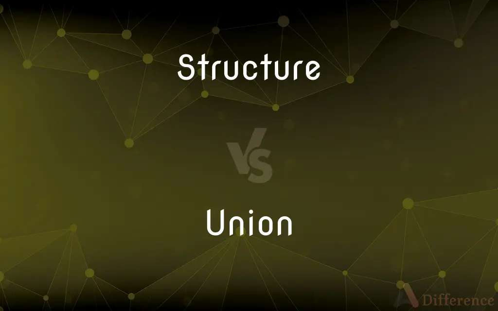 Structure vs. Union — What's the Difference?