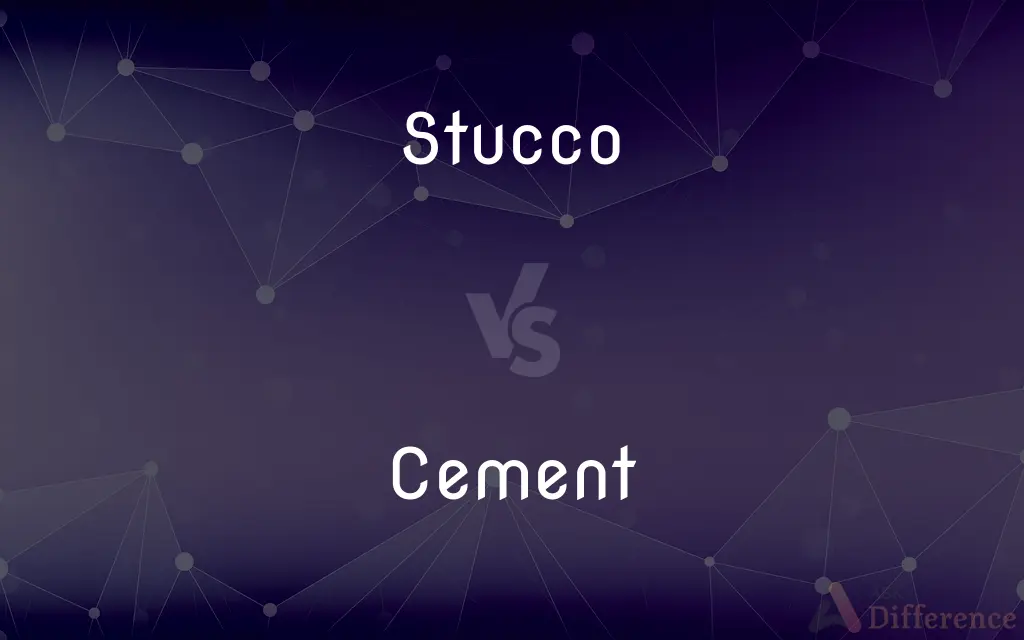 Stucco vs. Cement — What's the Difference?