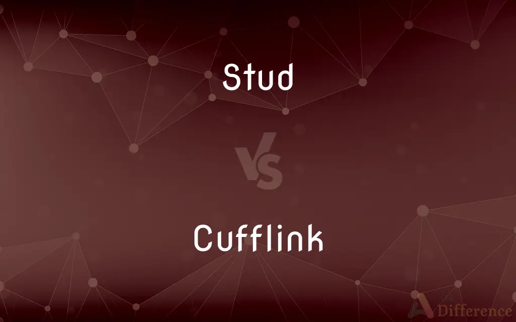 Stud vs. Cufflink — What's the Difference?