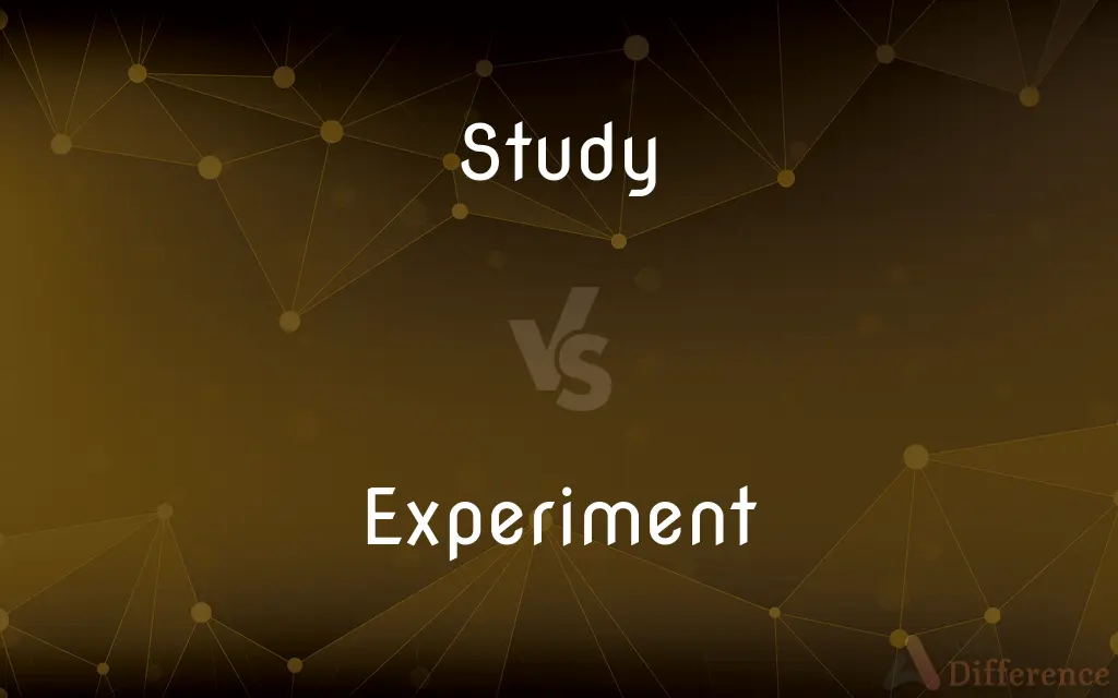 Study vs. Experiment — What's the Difference?