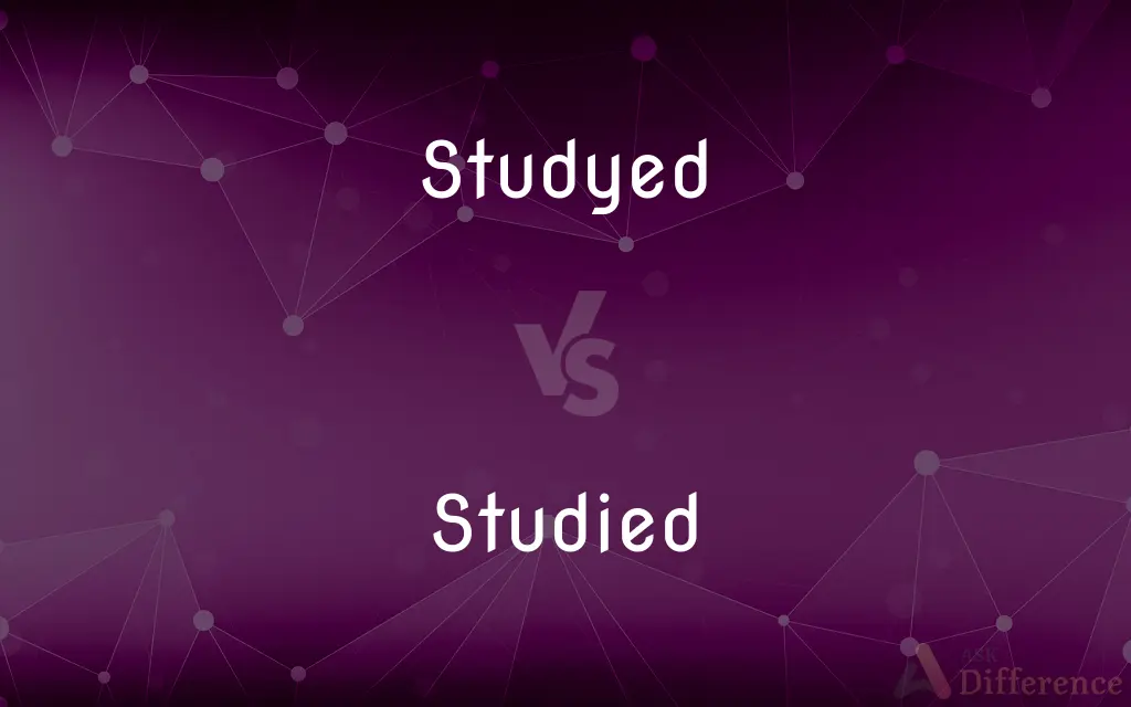 Studyed vs. Studied — Which is Correct Spelling?