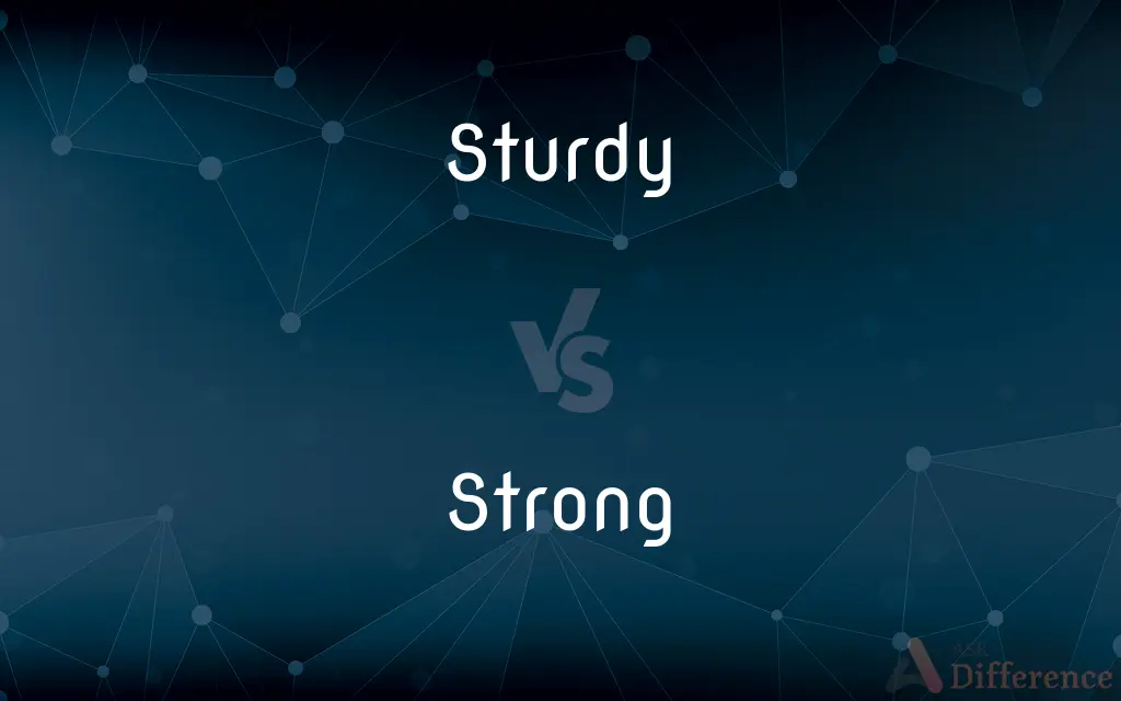 Sturdy vs. Strong — What's the Difference?