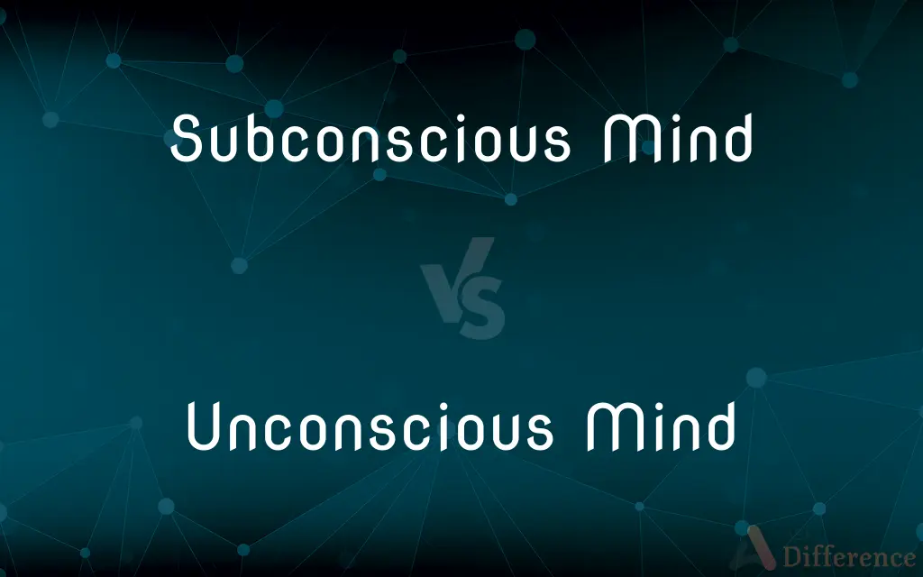 Subconscious Mind vs. Unconscious Mind — What's the Difference?