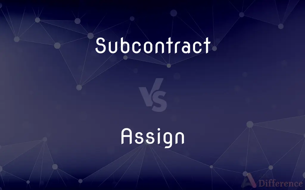 Subcontract vs. Assign — What's the Difference?