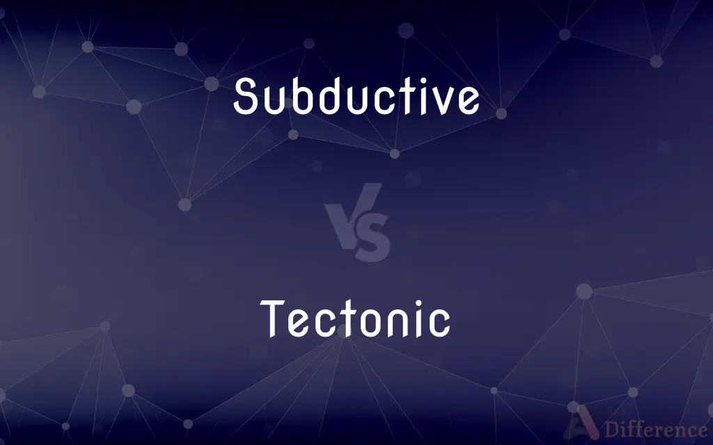 Subductive vs. Tectonic — What's the Difference?