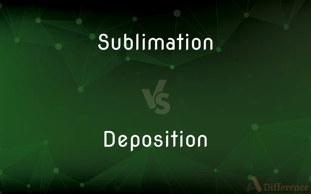 Sublimation vs. Deposition — What's the Difference?