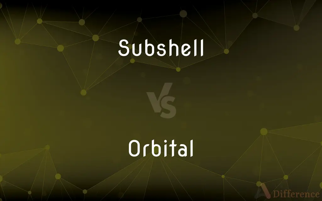 Subshell vs. Orbital — What's the Difference?