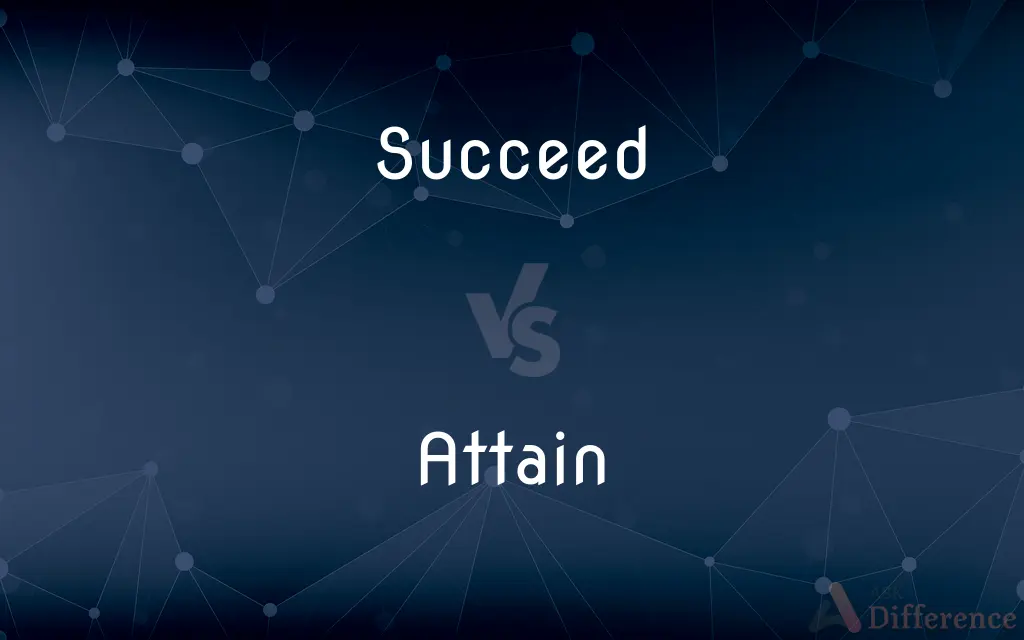 Succeed vs. Attain — What's the Difference?